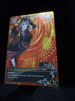 Naruto CCG TCG PR-058 Itachi Uchiha Foil Promo Card Near Mint - Image 3