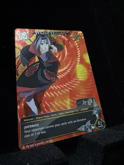 Naruto CCG TCG PR-058 Itachi Uchiha Foil Promo Card Near Mint - Image 4