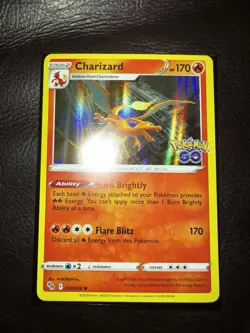 Pokemon Go Charizard Holo Rare TCG Card 010/078 Near Mint Condition - Image 1