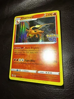 Pokemon Go Charizard Holo Rare TCG Card 010/078 Near Mint Condition - Image 3