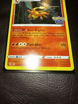Pokemon Go Charizard Holo Rare TCG Card 010/078 Near Mint Condition - Image 4