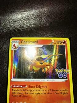 Pokemon Go Charizard Holo Rare TCG Card 010/078 Near Mint Condition - Image 5