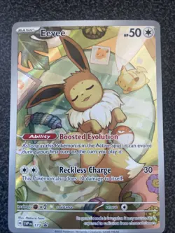 Pokemon Eevee Prismatic Promo Sleeping Bag Black Star 2025 - Image 1