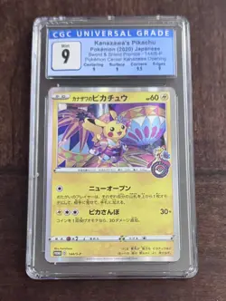 CGC 9 Kanazawa Pikachu 144/S-P Japanese Promo Pokemon Center Card Holo Mint - Image 1