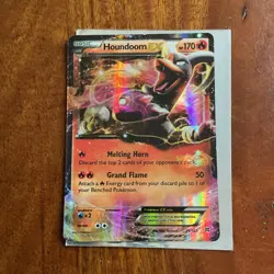 Houndoom EX (Holo Ultra Rare) 21/162 Breakthrough Pokemon TCG Card - Image 1