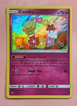 Comfey~ Fairy~Cute Pink Pokemon Cards~Pretty in Pink & Pastel Gallery - Image 1
