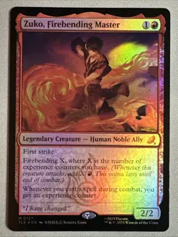 MTG / Zuko, Firebending Master / TLE / #127 / FOIL / Mythic / NM - Image 1