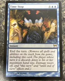 Magic: The Gathering Time Stop Champions of Kamigawa Rare Instant 97/306 EN - Image 1