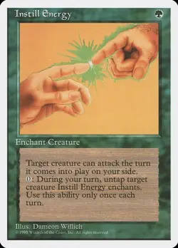 Instill Energy - Fourth Edition - 4th - Magic The Gathering - MTG - Image 1