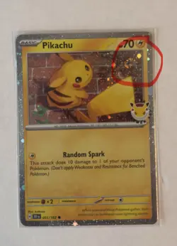 (11) 30th Anniversary Pokemon Day Pikachu Promo Card lot *ALL HAVE A SWIRL* - Image 2