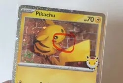 (11) 30th Anniversary Pokemon Day Pikachu Promo Card lot *ALL HAVE A SWIRL* - Image 4