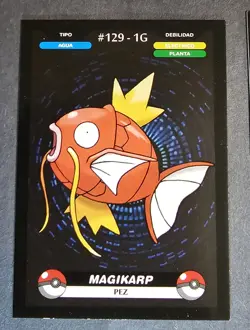 MAGIKARP - POKEMON KANTO CREALASER RARE TCG CARD - Image 1