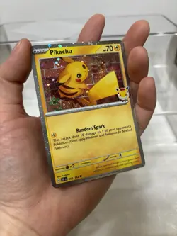 Pikachu 051 /162 Stamped 2026 Pokemon Day 30 Promo TCG With Coin - Image 3