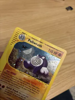 2003 Pokemon Poliwrath H24/H32 Holo Rare Skyridge e-Reader WOTC Era - Image 3