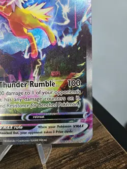 JUMBO Oversized Jolteon VMAX Card Alt Art SWSH184 Pokemon Premium Collection - Image 5