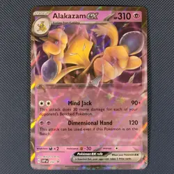 Alakazam ex 50 - Scarlet & Violet Black Star - Promo Holo Pokemon Card - M / NM - Image 1