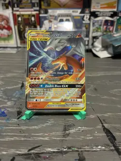 Pokemon TCG Tag Team GX Holo Lot - Reshiram & Charizard, Mewtwo & Mew, Marshado… - Image 1