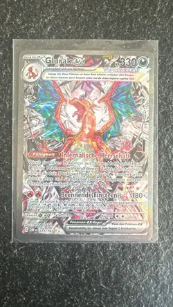 Glurak EX 223/197 Obsidianflammen - Deutsch NM Pokemon - Image 3
