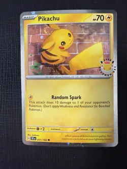 Pikachu Pokemon Day 2026(051/162)SWIRL Cosmo Holo NM - Image 1