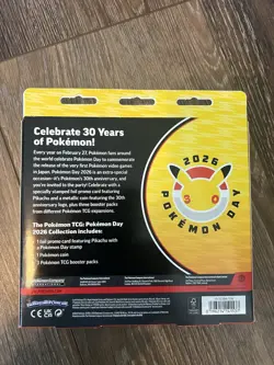 TCG Pokemon Day 2026 Collection - Celebrate 30 Years of Pokemon-Sealed - Image 4