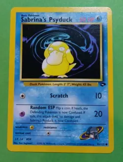 Sabrina’s Psyduck 99/132 Pokemon Gym Challenge, LP - Image 1