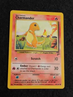 Charmander 69/130 Base Set 2 Pokemon - Image 1