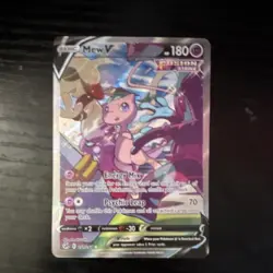 Pokemon Mew V Full Art Holo Ultra Rare 251/264 Fusion Strike 180 HP Psychic - Image 3