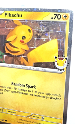 Pikachu 051/162 SWIRL 💫 Cosmos Holo - Pokemon Day 2026 Stamped Promo & Coin TCG - Image 2