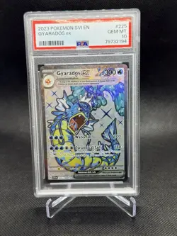 2023 POKEMON SVI EN-SCARLET & VIOLET ULTRA RARE #225 GYARADOS EX PSA 10 GEM MT - Image 1
