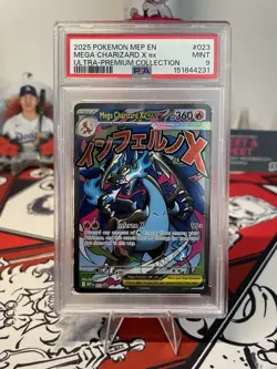 Pokemon 2025 Mega Charizard X ex 023 Ultra-Premium Collection Promo - Image 1