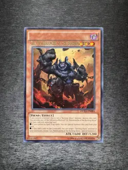 YuGiOh! Cir, Malebranche of the Burning Abyss - Error Misprint Name Shift NM - Image 1