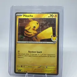 Pikachu 051/162 (Pokemon Day 2026) TEF Cosmo Holo Common - Image 1
