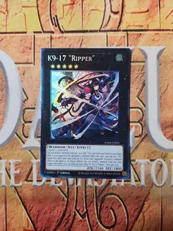 K9-17 "Ripper" Collector’s Rare JUSH-EN035 1st Ed NM Yugioh - Image 1