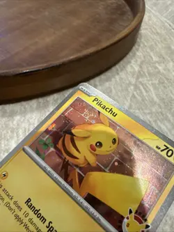 2026 Pokemon Day Pikachu 051/162 Stamped Promo HOLO SWIRL | NM - Image 4