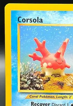 1999 Vintage Corsola 37/75 Neo Discovery Regular Rare Pokemon - Image 3