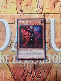 K9-00 Lupis Collector's Rare JUSH-EN034 1st Ed NM Yugioh - Image 1