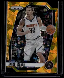 2024-25 Panini Prizm #168 Aaron Gordon Prizms Ice Gold #/10 - Image 1