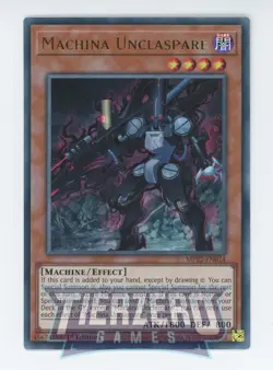 Yugioh MP22-EN014 Machina Unclaspare Ultra Rare 1st Edition Near Mint - Image 1