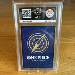 Dracule Mihawk OP14-119 SEC Manga Alt Art ACE 10 Graded One Piece Card JPN - Image 2