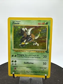 1999 Jungle Set Pinsir Holo 9/64 Rare WOTC Pokemon Card TCG -Original - Image 1