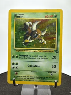 1999 Jungle Set Pinsir Holo 9/64 Rare WOTC Pokemon Card TCG -Original - Image 2