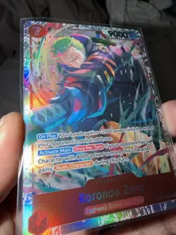 One Piece Card Game Roronoa Zoro EB04-007 SR Foil New EN - Image 5