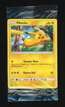 Pokemon Card Pikachu SM04 Black Star Promo Sealed Non Holo *New & Sealed* - Image 1