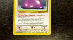 POKEMON TCG - ENGLISH FOSSIL SET DITTO 18/62 NON HOLO RARE CARD LP MP - Image 3