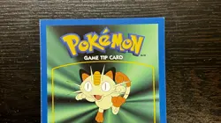 Pokemon: MEOWTH #52 [Game Tip Card] - [Kellogg's Canada Cereal Promo (1999)] LP - Image 2