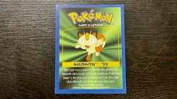 Pokemon: MEOWTH #52 [Game Tip Card] - [Kellogg's Canada Cereal Promo (1999)] LP - Image 4