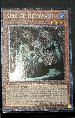 Yugioh King of the Swamp JUSH-EN046 Collector's Rare 1st Ed Near Mint - Image 2