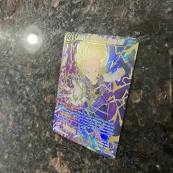 Android 18 Guided by the Dragon Balls GOLD STAMP Foil Dragon Ball Super Card NM - Image 5