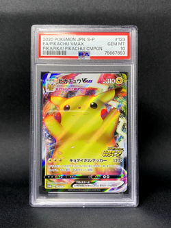 PSA 10 Pikachu Vmax 123/S-P Pika Campaign Promo 2020 Pokemon Card Japanese #722 - Image 1
