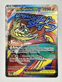 2026 Mega Hawlucha ex 268 Mega Attack Rare MAR Ascended Heroes Pokemon TCG Card - Image 1